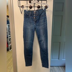 J. Crew Blue Skinny Jeans
